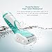 Electronic Foot File, O'vinna Electric Foot Callus Remover Pedicure Tool for Hard Dry Dead Skin, Heel Callus [4 Mineral Renew Heads] [Waterproof] [360 Degree Rotated Head] (Green)