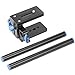 Neewer Aluminum Alloy DSLR Rail 15mm Rod Support Baseplate with 1/4