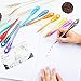 Happlee Creative Peacock Feathers Gel Pen Set 0.38mm Fine Ponit Rollerball Pen Coloring Gel Pen with Diamond Tip for Writing, Painting, Drawing, Art Crafts, and Take Notes, 12 Individual Colors
