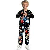 Pygzyx Boys Funny Brain 67 Meme Pants Shirt Set Kids Long Sleeve Casual Clothes Outfits