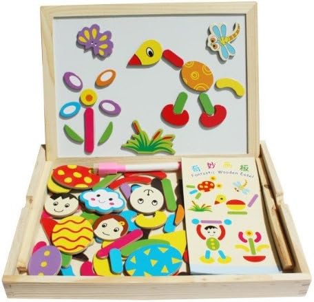 Magnetic Wonderfully Versatile Painter Fantastic Wooden Easel Puzzle Toy Children