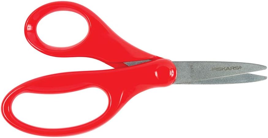Fiskars Kids Classic Pointed Tip Scissors, 5-Inch, Assorted Colors