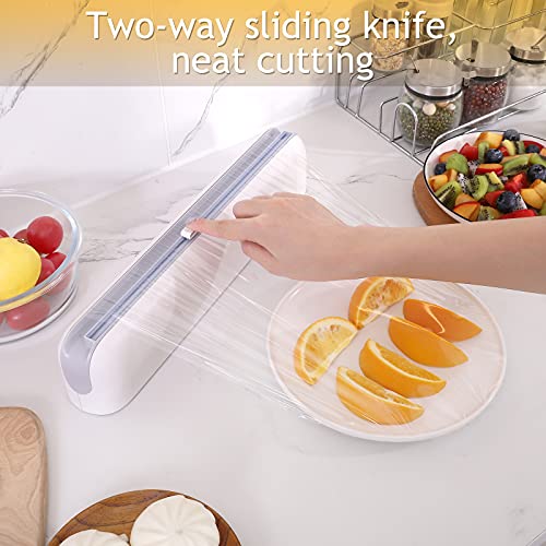 Plastic Wrap Dispenser with Cutter,Plastic Food Wrap Dispenser with