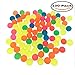 Mydio 100 Pack Bouncy Balls,Assorted Color,Solid Color High Bouncing Balls for Kids Playtime and Prize