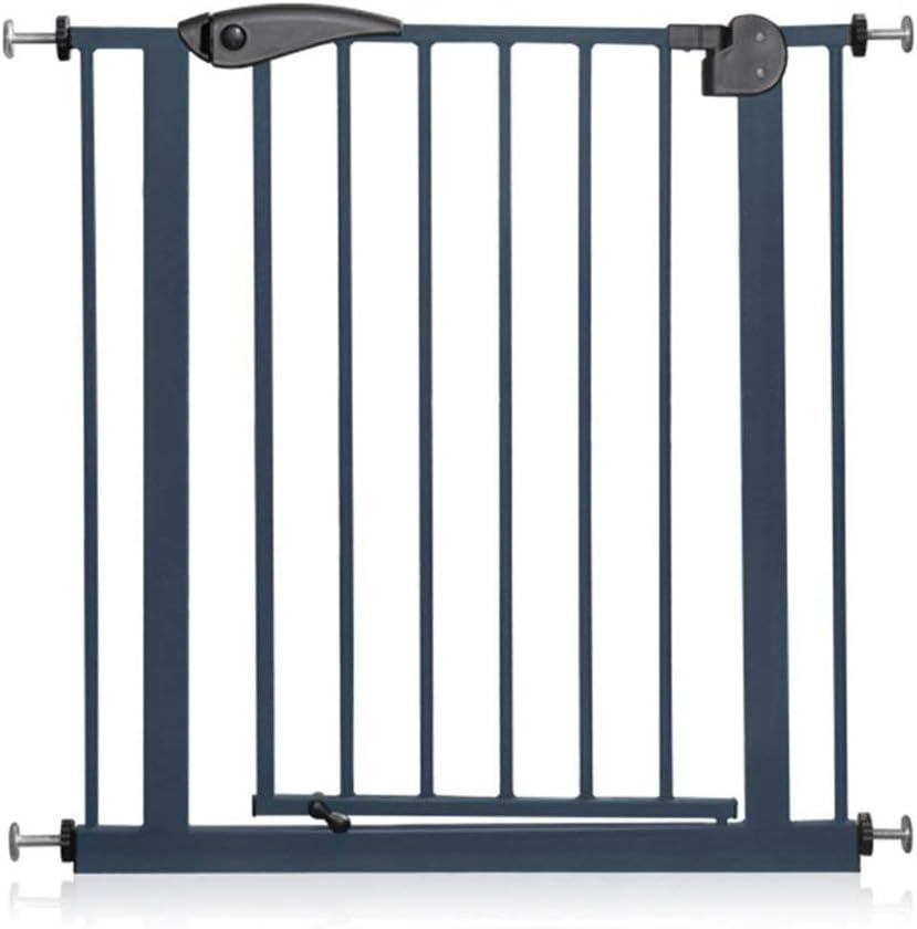 ZAQI Extra Wide Baby Gates For Stairs Indoor Doorway Hall Black Wall Protector Retractable Pet Door 65-194cm Wide (Size : 105-114CM)