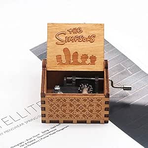 XWF Cajas Musicales Rosa Caja de música de Madera Caja de ...