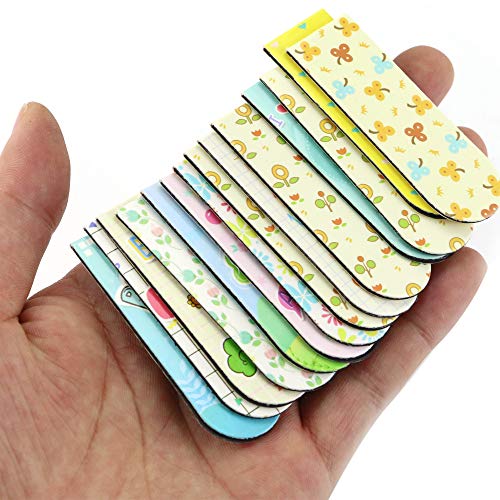 Wpxmer 36 Pack Colorful Magnetic Bookmarks, Cute Book Marks Bulk for Students Reading, Assorted Color - Thumbnail 2