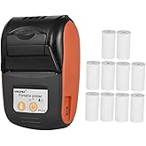 Sunydog Thermal Receipt Printer, PT-210 58mm Portable Thermal Printer Handheld Ticket Bill Printer for Retail Stores Restaura