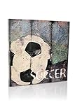 Soccer Sports Canvas Wall Art | Boys Bedroom Décor | Kids Room | Vintage Sports Art | Soccer Decor | for Sports Room & Game Room | Great Gift | Large Size 18