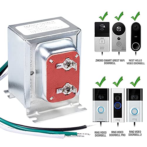 Doorbell Transformer, 16V, 30VA Comptible with Ring Pro,Nest Hello Pricepulse