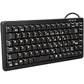 CHERRY G84 Ultraslim Keyboard, Black - 83 Keys, G84-4100LCMUS-2