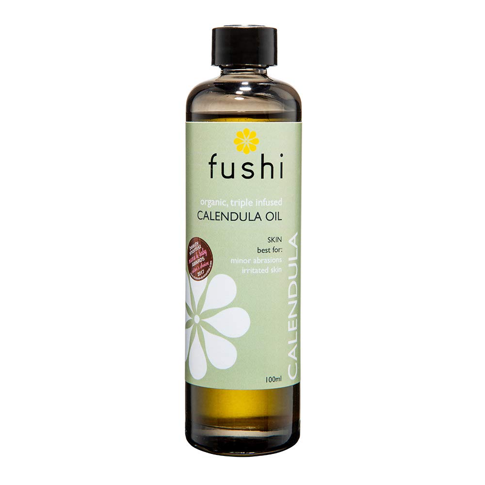 Fushi Organic Calendula Oil 100ml FreshPressed & Triple Infused for 3 Months Best for Minor
