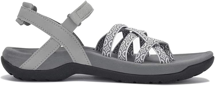 narrow walking sandals