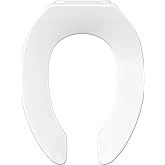 PROFLO PFTSCOFA2000 Elongated Open-Front Toilet Seat - White