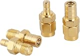 Yosoo Health Gear 4pc DAB Car Radio Antenna Adapter SMB SMA Male Female RF view 6