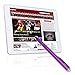 H&T(TM) Second Generation Fine Point Stylus with Two Tip [2 in 1] for Ipad, Ipad Air, Ipad Mini, Iphone, Samsung Galaxy, Nexus, Lg G Pad, HTC and Other Touch Screen Devices (Purple)