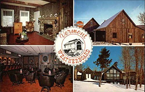Vintage Advertising Postcard Vermont Weatherboard Advertising At