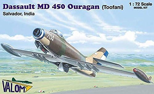 1/72 France and Dassault MD450 Uragan fighter Indian Air Force