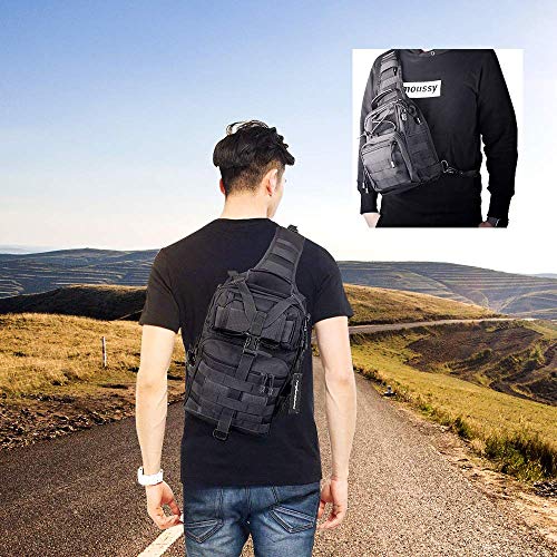 HAOMUK Tactical Sling Bag Pack Military Rover Shoulder Sling Backpack