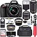 Nikon D5300 24.2 MP DSLR Camera + AF-P DX 18-55mm & 70-300mm NIKKOR Zoom Lens Kit + 64GB Memory + Photo Bag + Wide Angle Lens + 2X Telephoto Lens + Flash + Remote Bundle