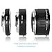 Neewer Metal 13-21-31mm AF Auto Focus Macro Extension Tube Set for Canon DSLR Cameras Such as 7D Mark II,5D Mark II III,IV,1300D,1200D,1100D,750D,700D,650D,600D,550D,500D,100D,80D,70D,60D