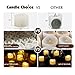 Candle Choice Votive Candles, 48 Pack Flameless LED Flickering Tea Light Battery Operated Flickering Small Tealights for Thanksgiving Wedding Birthday Baby Party Christmas Decor Halloween Decorations