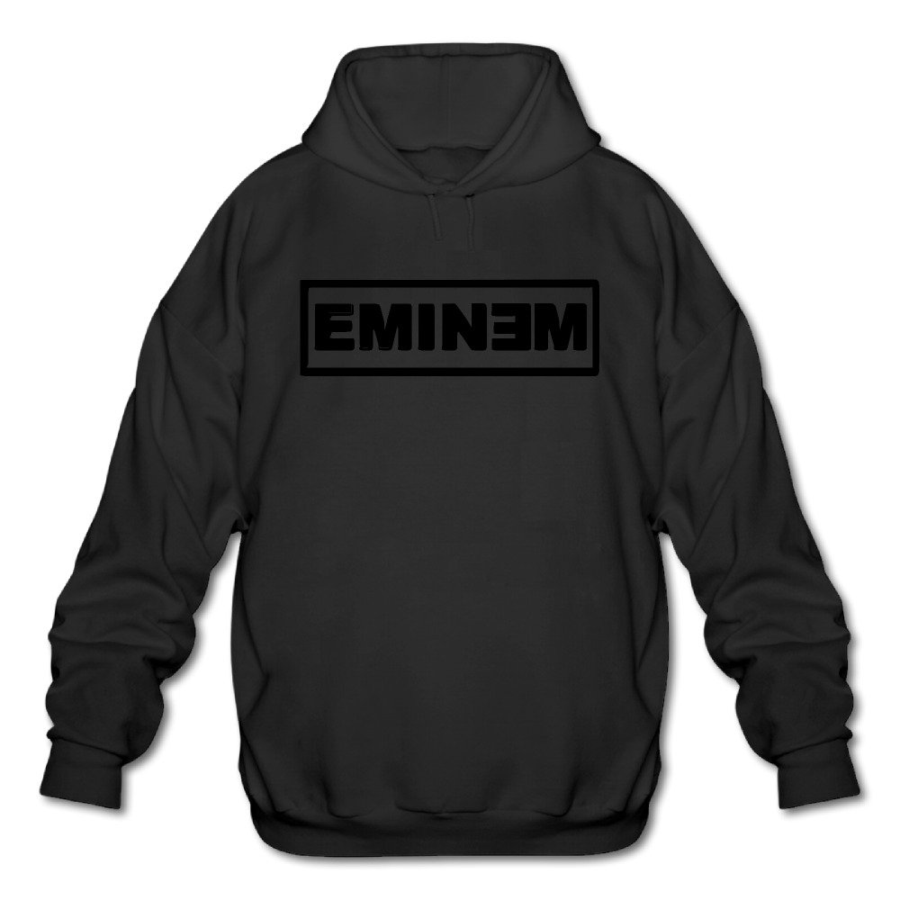 HOTCY E-minem Songs Men's Blank Hooded Sweatshirt