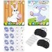 BESTOYARD Birthday Party Games for Kids Pin the Tail on the Bunny