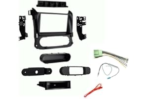 Single or Double Din Car Stereo Kit, Wire Harness, and AM/FM Radio Antenna Adapter Combo -Made for 2015-2020 Chevrolet Suburb