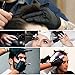 Segbeauty 20 Counts Hair Dye Gloves, Large Black Reusable Rubber Hair Dying Gloves for Hair Styling, Powder Free Rubber Latex Gloves, Professional Salon Hair Coloring Accessories Hair Stylist Supplies