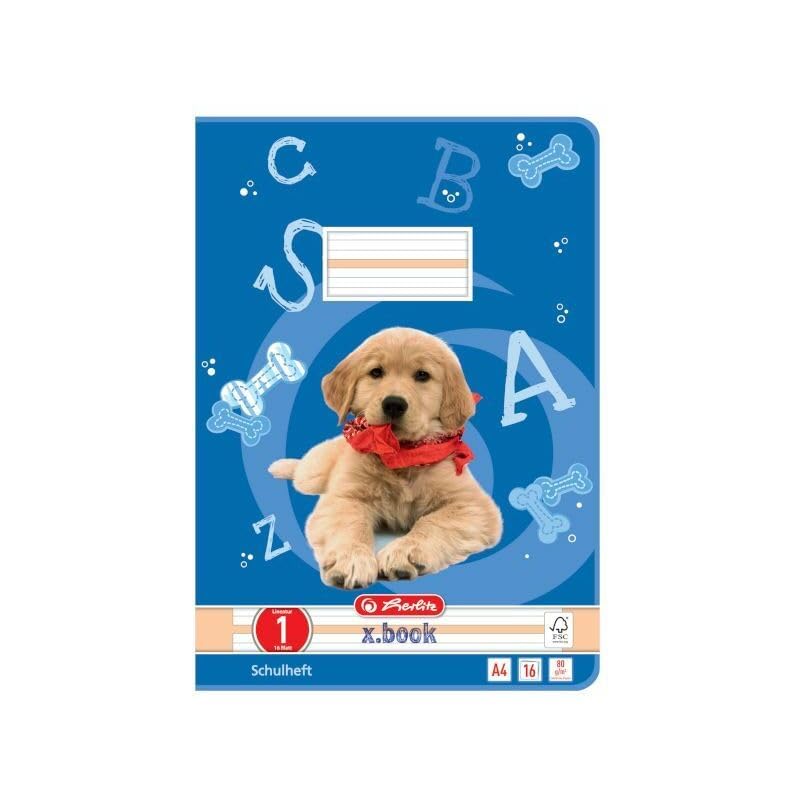 Herlitz 3321601 Exercise Book, DIN A4, ruling 26/Squared