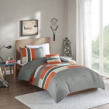 Amazon.com: 4 Piece Kids Boys Grey Orange Camouflage