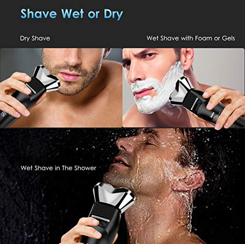 Afeitadora-Elctrica-Rotativa-Uso-en-Hmedo-y-Seco-para-Hombre-Mquina-de-Afeitar-Elctrica-USB-Recargable-con-Display-Digital-Bloqueo-de-Viaje-Inteligente