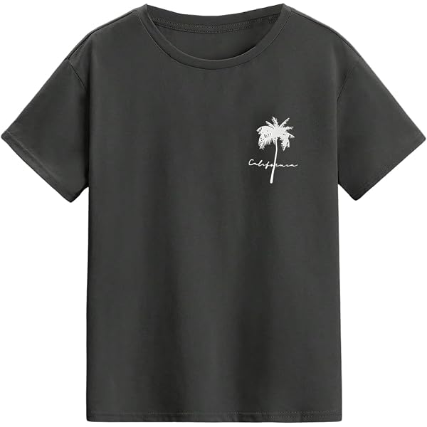 Tee-Shirt Garçon Fille Coton Manches Courtes à Sequins Magiques 3-8 Ans - Haut Fantaisie Amusant Et Confortable
