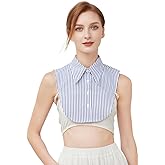 YEKEYI False Collar Shirt Detachable Fake Collar Wrist Cuffs Fake Sleeve Cuffs Collar Half Shirt Collar