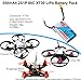 550mAh 80C 2S 7.4V LiPo Battery Pack with XT30 Plug for Micro FPV Racing Drone Quadcopter