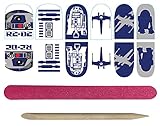 Rubie's Adult Star Wars R2-D2 Nail Stickers