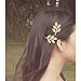 Pixnor 10PCS Europe and the United States Hair Jewelry Hair Clips Athena Olive Branch Leaves Barrettes Bobby Pin Hairpins Hair Ornaments Hair Accessories Beautiful Bride Headwear Edge Clip Clamps