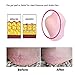 EXPER Moisturizing Gel Heel Socks for Dry Cracked Heels Damaged Cuticles and Calluses Skin Pack of 2 Pair (Pink + Grey)