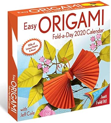 Easy Origami 2020 Fold A Day Calendar Jeff Cole