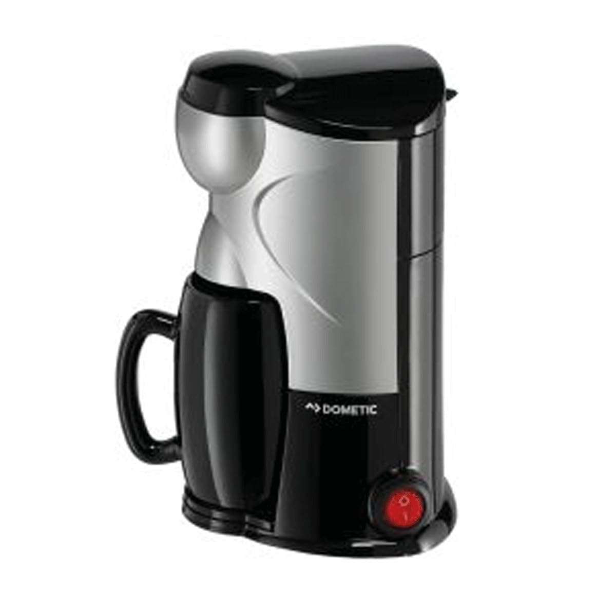 Waeco MC-01 Single Cup Coffee Maker, 12 V, Silver/Black