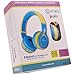 Contixo KB2600 Kid Safe 85db Foldable Wireless Bluetooth Headphone Built-in Microphone, Micro SD Card Music Player, FM Stereo Radio (Blue w/Yellow) - Best Gift