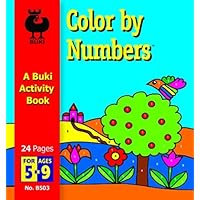 Buki Small Activity Book COLOR BY NUMBERS (B503)