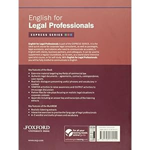 Express Series: English for Legal Professionals: A short, specialist English course