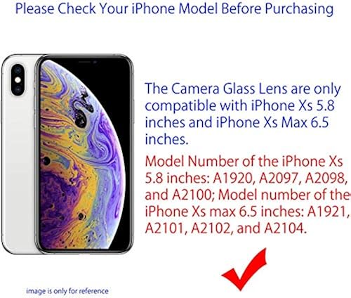 Pack OEM Original Back Rear Camera Glass Lens Replacement for - Main Image