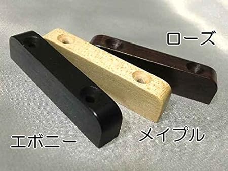 Amazon エレキベース用 高級木製フィンガーレスト メイプル製 エレキベース 楽器
