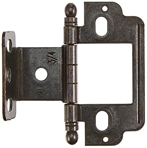 Download Amerock Cabinet Hinge, Full Inset, Partial Wrap, 3/4" Door Thickness, Ball Tip - - Amazon.com
