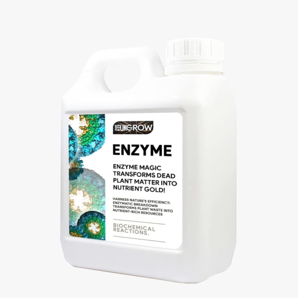 UK Grow - 1L Enzyme - Premium Hydroponic and Soil Nutrients - Maximize Plant Growth and Yield (1Ltr, Enzyme)