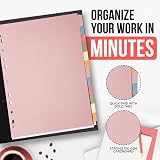 The Paper Shop File Dividers A4 12 Part Pack of 10 Writeable Tabs view 3