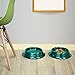 Platinum Pets Non-Tip Stainless Steel Dog Bowl, Caribbean Teal, Large